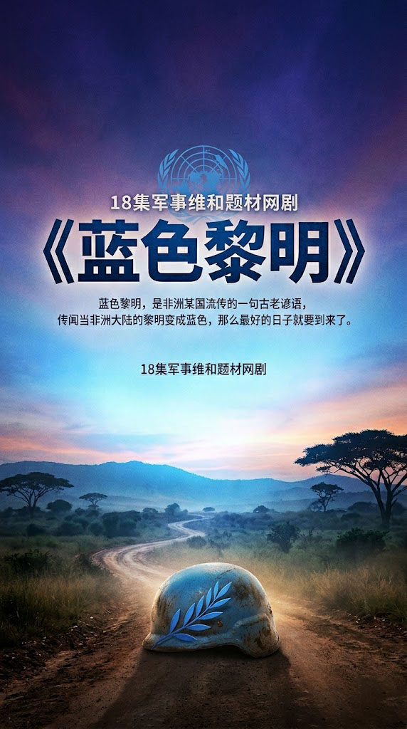 《蓝色黎明》海报